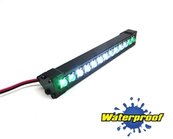 Gear Head RC 1/10 Scale Trail Torch 4" LED Light Bar - White and Green