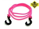 Gear Head RC 24" Tow Rope with Hooks, Neon Pink