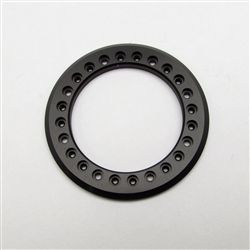 Gear Head RC 1.55" Aluminum Beadlock Rings - Anodized Black (2)