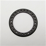 Gear Head RC 1.9" Aluminum Beadlock Rings - Anodized Black (2)