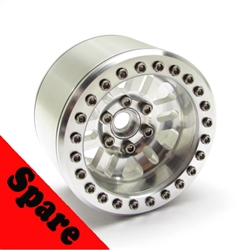 Gear Head RC 2.2" RubiComp Wheel with Silver Ring (1) Spare - DISCONTINUED