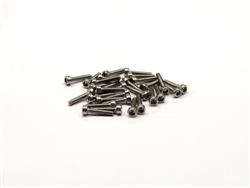 Gear Head RC M1.6 x 8 mm SS Socket Head Screws (30)