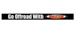 Go Offroad With - Windshield Banner No. 4