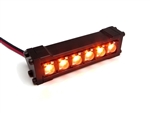 Gear Head RC 1/10 Scale 2" LED Light Bar with Mounting Brackets - Amber