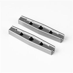 Gmade GS01 Machined M3 54mm Upper Link (2) (Silver)