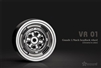 Gmade 1.9" VR01 Beadlock Wheels (Chrome) (2)