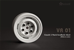 Gmade 1.9" VR01 Beadlock Wheels (White) (2)