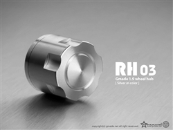 Gmade 1.9" RH03 Wheel Hubs (Silver) (4)