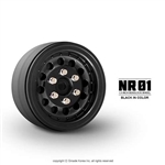 Gmade 1.9" NR01 Beadlock Wheels (Black) (2)