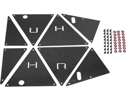 Hot Racing Carbon Fiber Tube Chassis Side Inner Panels Traxxas Unlimited Desert Racer UDR