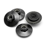 HPI Racing Flanged Lock Nut M5x8mm Black SAVX SAVXL