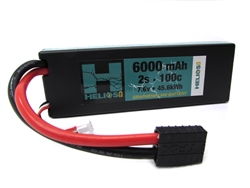 Helios RC 2S 7.6V 6000mAh 100C Graphene LiHV Battery - TRX