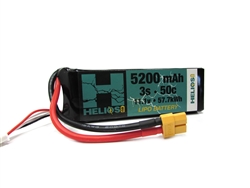 Helios RC 3S 11.1V 5200mAh 50C LiPo Battery - XT60