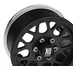 Incision Single KMC 1.9" XD820 Grenade Black Anodized Wheel (1)