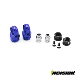 Incision S8E Machined Aluminum Shock Caps (2) - Blue