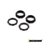 Incision S8E Machined Spring Collars (2) - Black