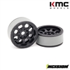 Incision 1.9 KMC KM237 Riot Molded Beadlock Wheels - Black (2)