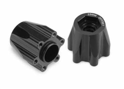 JConcepts Aluminum 12mm Hex Adapter 25mm Offset Black (2)