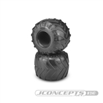 JConcepts JCT 2.6" x 3.6" Scale Monster Truck Tires Blue (Soft) Compound (2)