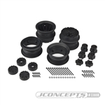 JConcepts Krimson Dually 2.6" Dual Truck Wheels Black (2)