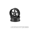 JConcepts Starfish 2.2" Front Wheels, Black (2)