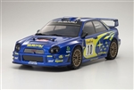 Kyosho Fazer Mk2 FZ02-R RTR with 2002 Subaru Impreza WRC Body