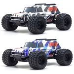 Kyosho KB10 4WD VE Brushless RTR with 1980 Mad Wagon Body - Black or Blue