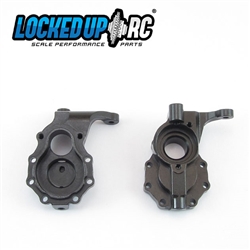 Locked Up RC TRX-4 Black Steel Portal Knuckles (LOC-006)