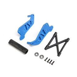 Losi Wheelie Bar Set, Blue, LMT