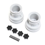 Losi LMT Wheels, Silver (2)