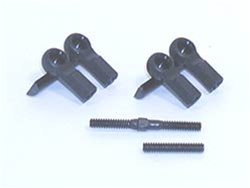 Losi Short Ball Cups & Threaded Rod (4)