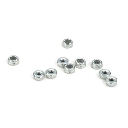 Losi 4-40 Steel Locking 1/2 Nuts (10)