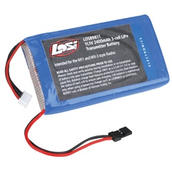 Losi 3S 11.1V 2400mAh LiPo Tx Pack: M11, MX-3