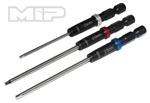 MIP Gen 2 Speed Tip Hex Driver Wrench Insert Set, Metric (3)