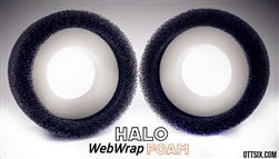 Team Ottsix Racing 1.9" HALO WebWrap Foams 3.5" OD - Blue Dot (2)