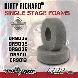 Pit Bull RC 1.9" Dirty Richard Single Stage Foam 4.50" x 1.5" Firm (2)