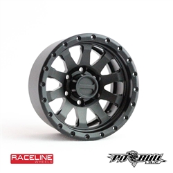 Pit Bull RC 1.55" Raceline "Clutch" Aluminum Wheels - Black (4)