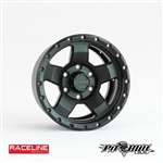 Pit Bull RC 1.55" Raceline "Combat" Aluminum Wheels - Black (4)