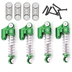 Powerhobby Axial SCX24 Aluminum Threaded Mini/Micro Shocks Front Rear - GREEN