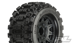 Pro-Line Badlands MX28 2.8" All Terrain Tires Mounted on Raid 6x30 Wheels (2)