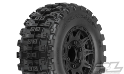 Pro-Line Badlands MX28 HP 2.8" All Terrain BELTED Truck Tires Mounted on Raid 6x30 Wheels (2)
