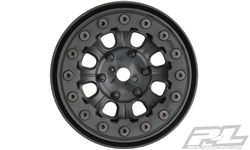 Pro-Line Denali 1.9" Black/Black Bead-Loc 8 Spoke Front or Rear Wheels (2)