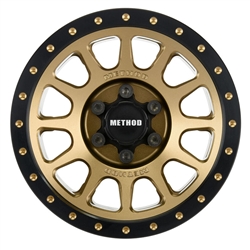 Pro-Line Method 305 NV Aluminum 2.9" Wheel Faces for SCX6 - Bronze (2)