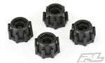 Pro-Line 8x32 to 17mm Hex Adapters for 8x32 3.8" Raid Wheels (4)
