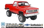 RC4WD Trail Finder 2 "LWB" RTR with Chevrolet K10 Scottsdale Hard Body (Red)