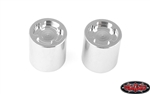 RC4WD 1/10 Scale Rear Hubs (Chrome) (2)