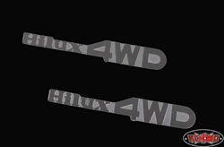 RC4WD Hilux 4WD Emblem Set for Mojave and Hilux Body