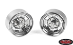 RC4WD Stamped Steel 1.7" Beadlock SR5 Wheels (Chrome) (4)