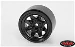 RC4WD Stamped Steel 1.0" Stock Beadlock Wheels (Black) (4)