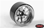 RC4WD Deep Dish Wagon 1.55" Stamped Steel Beadlock Wheels Chrome (4)